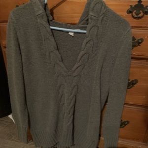 Large old navy hooded sweater